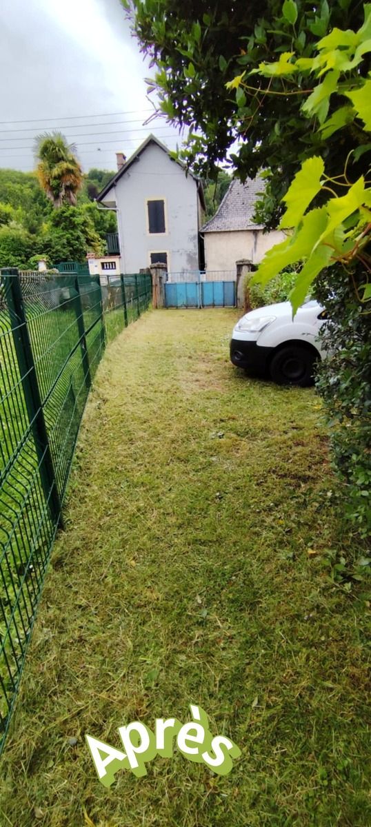 Jardin après entretien