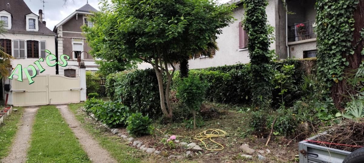 Jardin après entretien